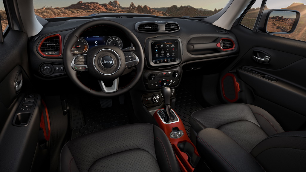 Νέο Jeep Renegade 2019 interior