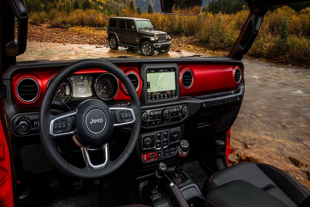 Νέο Jeep Wrangler interior