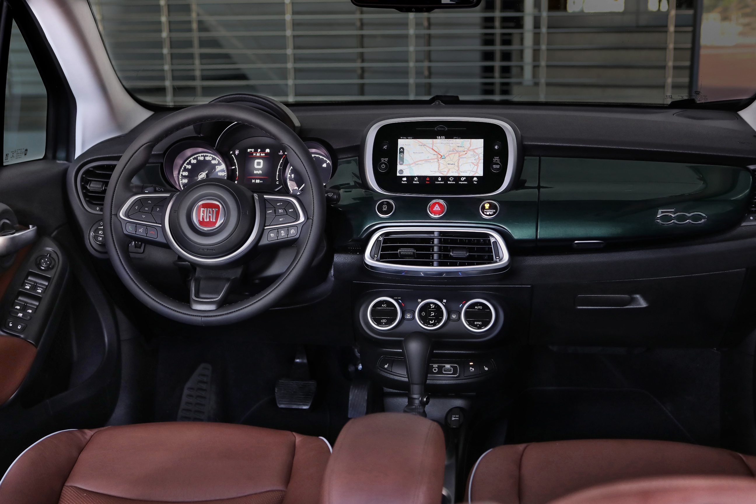 Νέο Fiat 500X dashboard