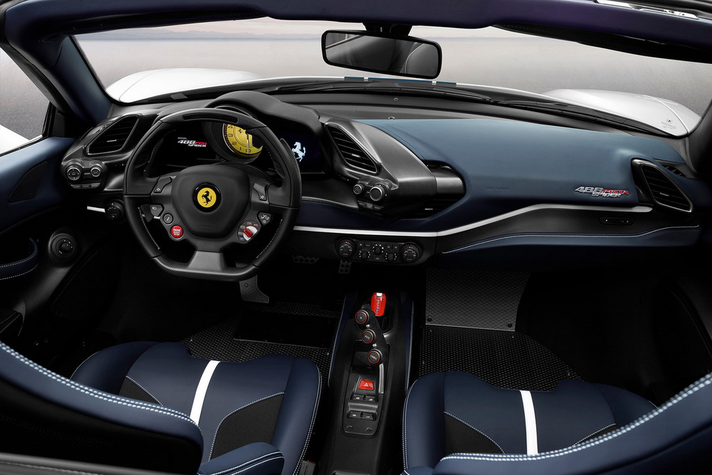 Ferrari 488 Pista Spider interior