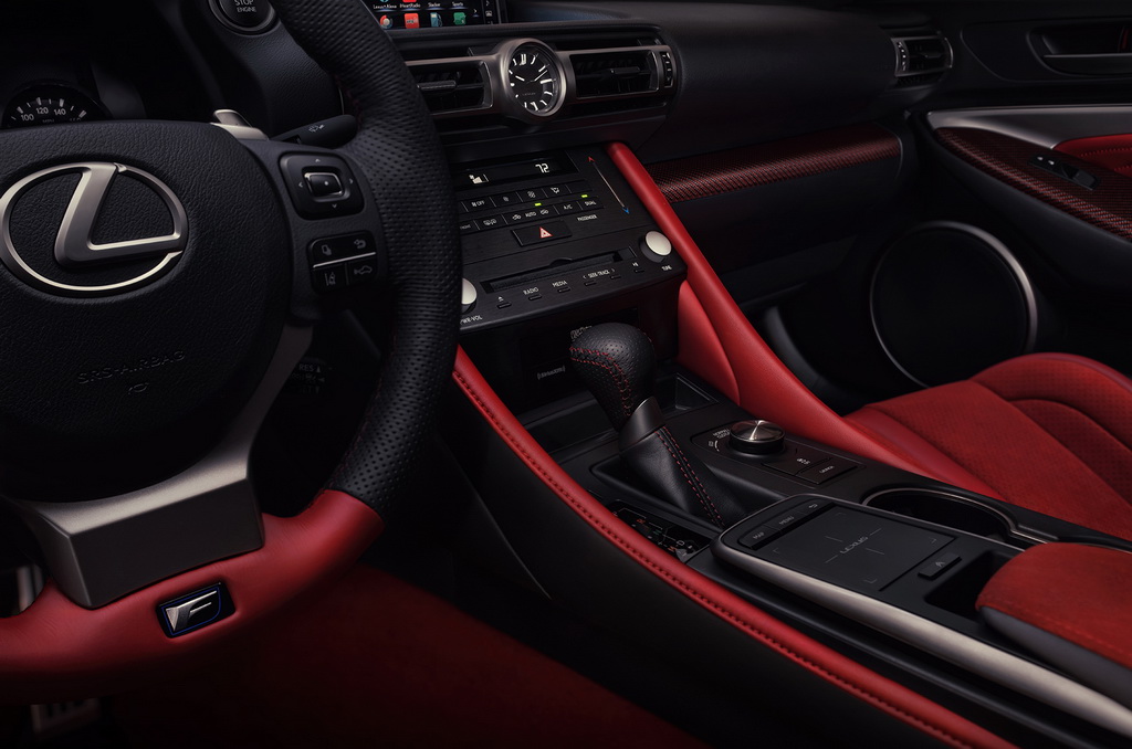 Lexus RC F interior detail
