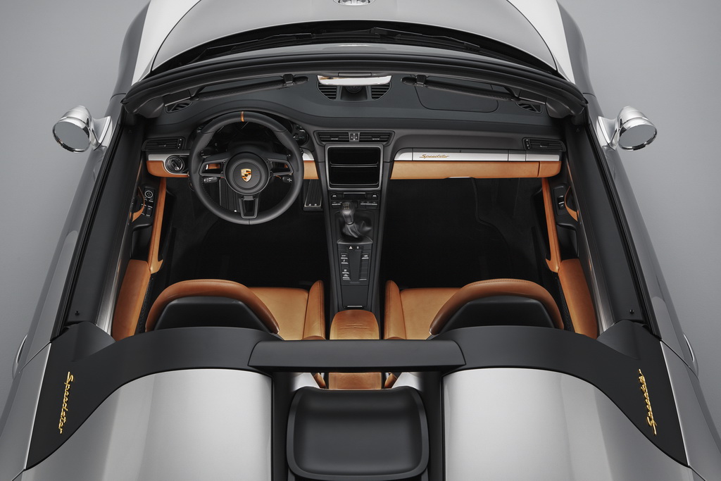 Porsche 911 Speedster Concept interior detail