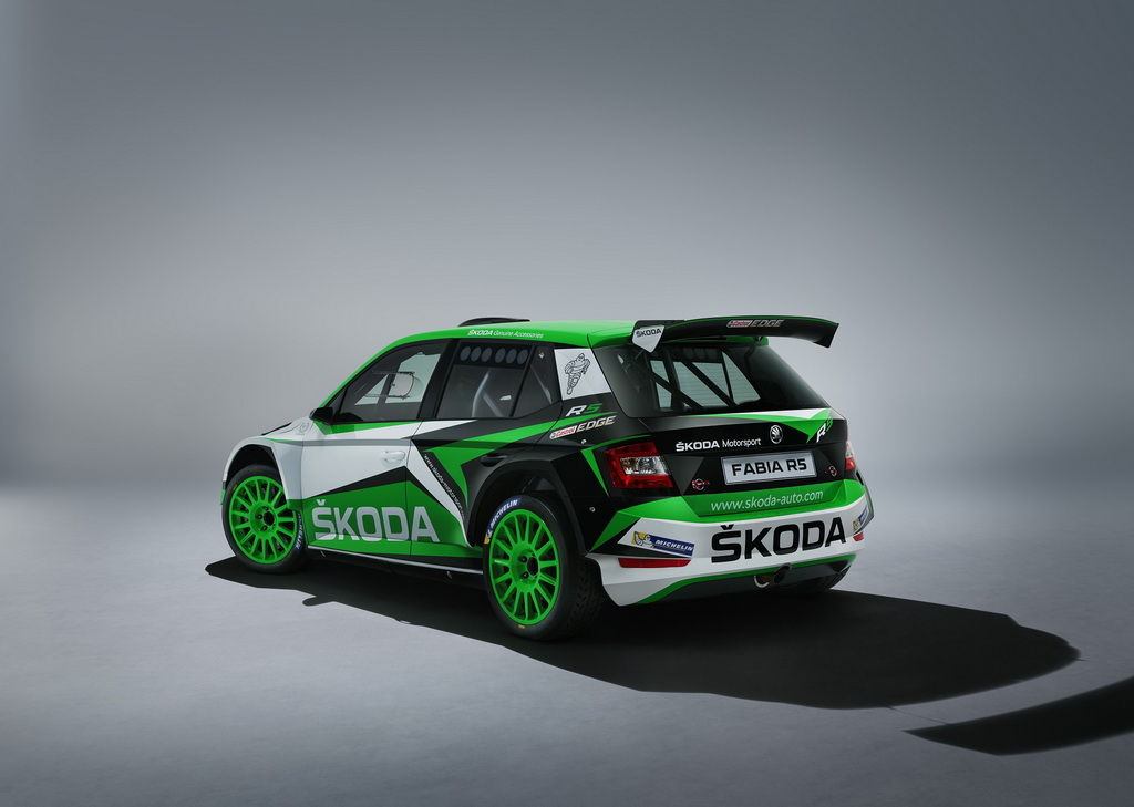Skoda Fabia R5 WRC back