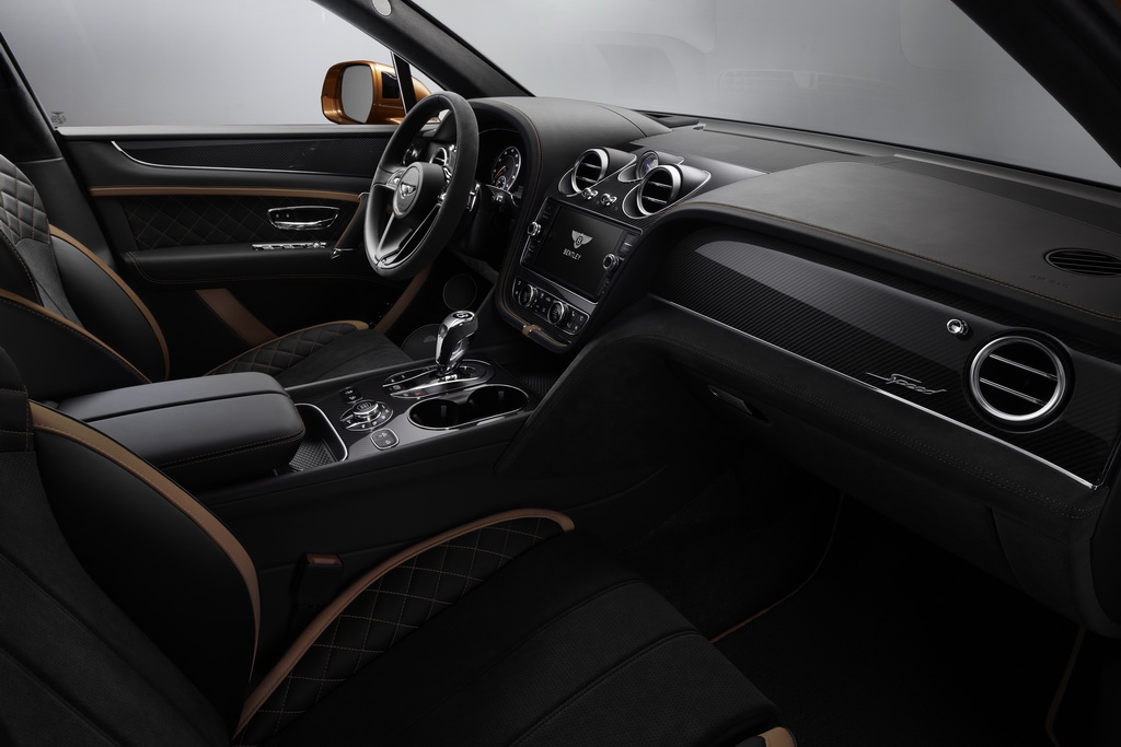 Bentley Bentayga Speed interior 1
