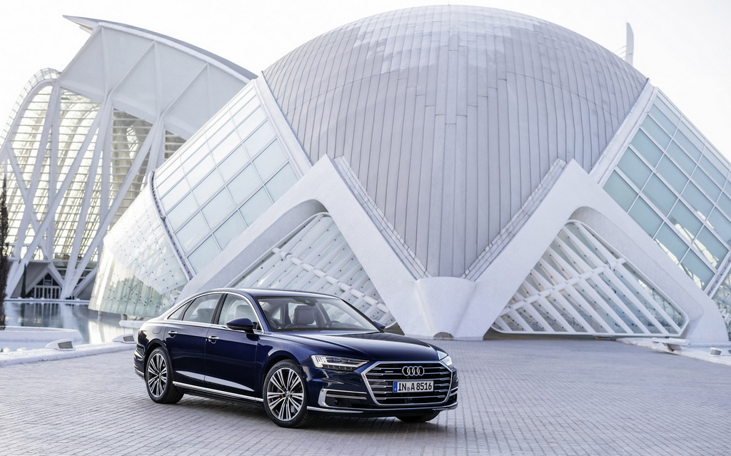 Με υβριδική τεχνολογία διατίθενται τα μοντέλα της Audi, A8