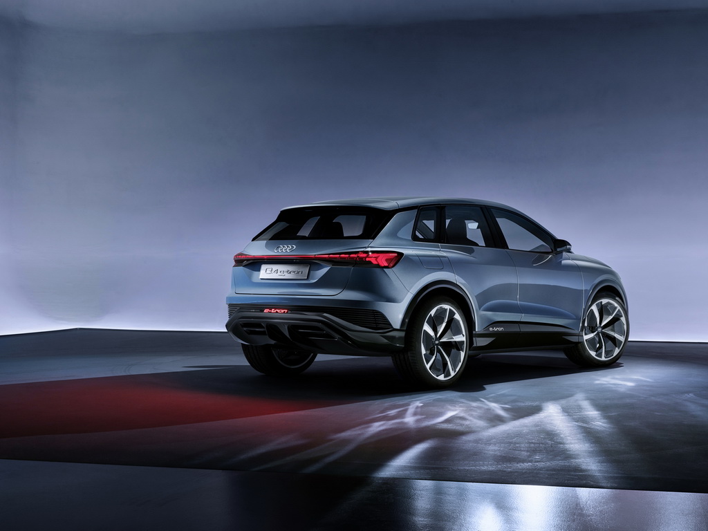 Audi Q4 e-tron concept back