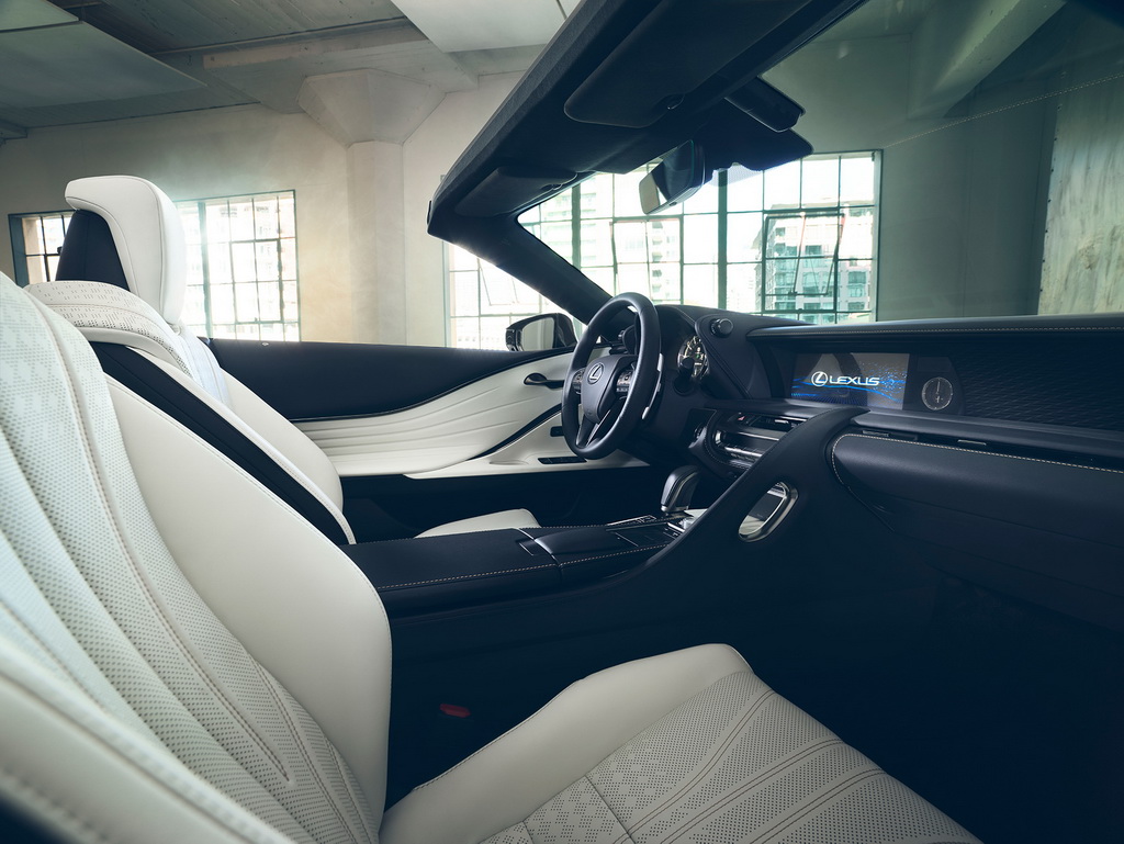 Σε δύο ευρωπαϊκές πρεμιέρες προχώρησε η Lexus στη Γενεύη, LC Convertible concept interior
