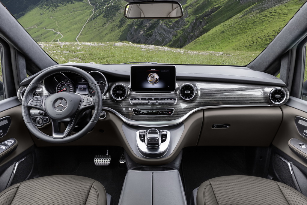 Ανανέωση για τη Mercedes V-Class interior