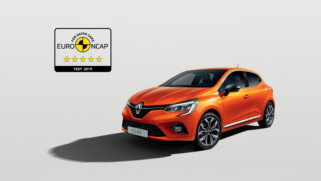 Πέντε αστέρια για το νέο Renault Clio στις δοκιμές του Euro NCAP