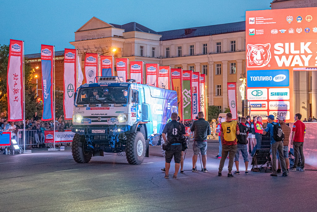 Kamaz με φυσικό αέριο στο Silk Way International Rally 2019