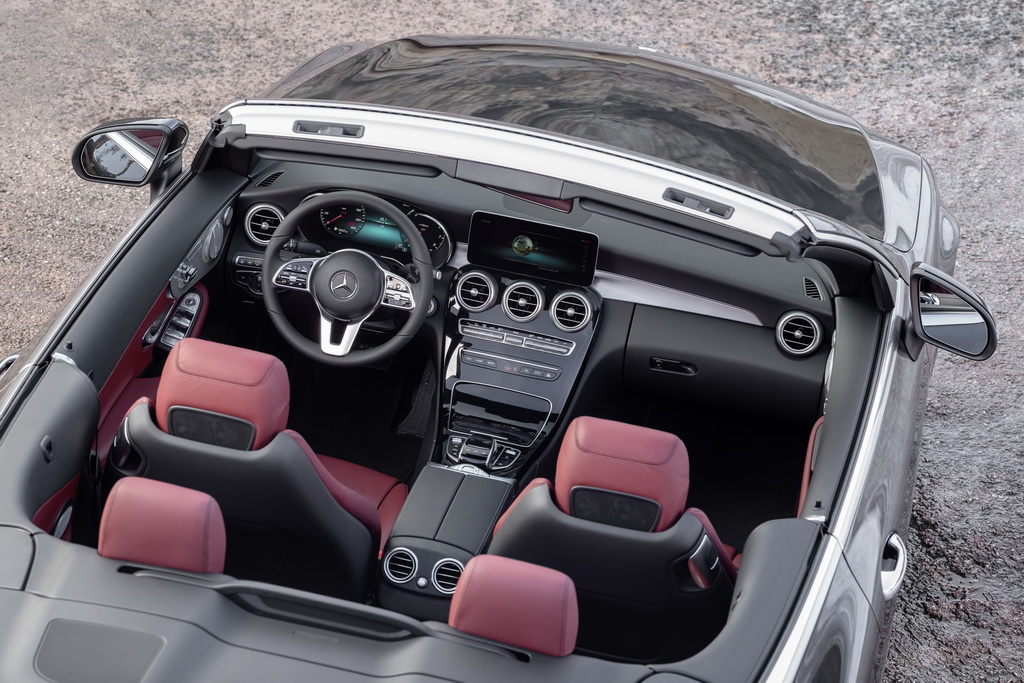 Mercedes-Benz C-Klasse Cabrio interior sky look