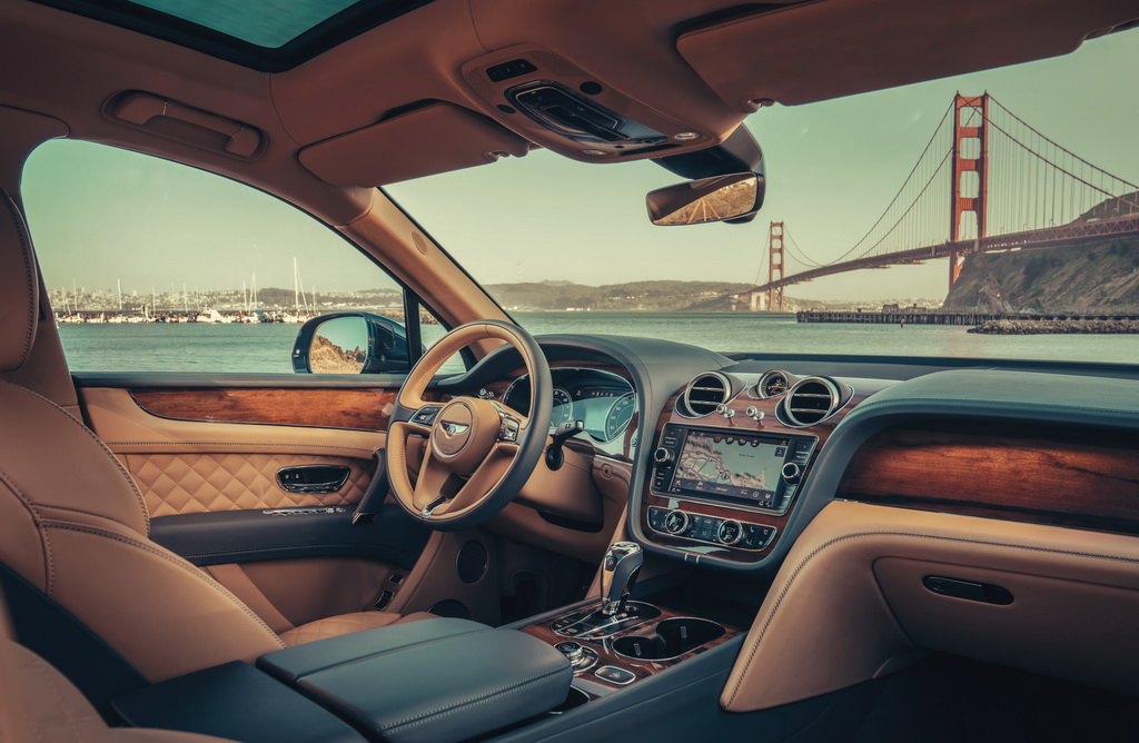 Bentley Bentayga Hybrid SUV interior