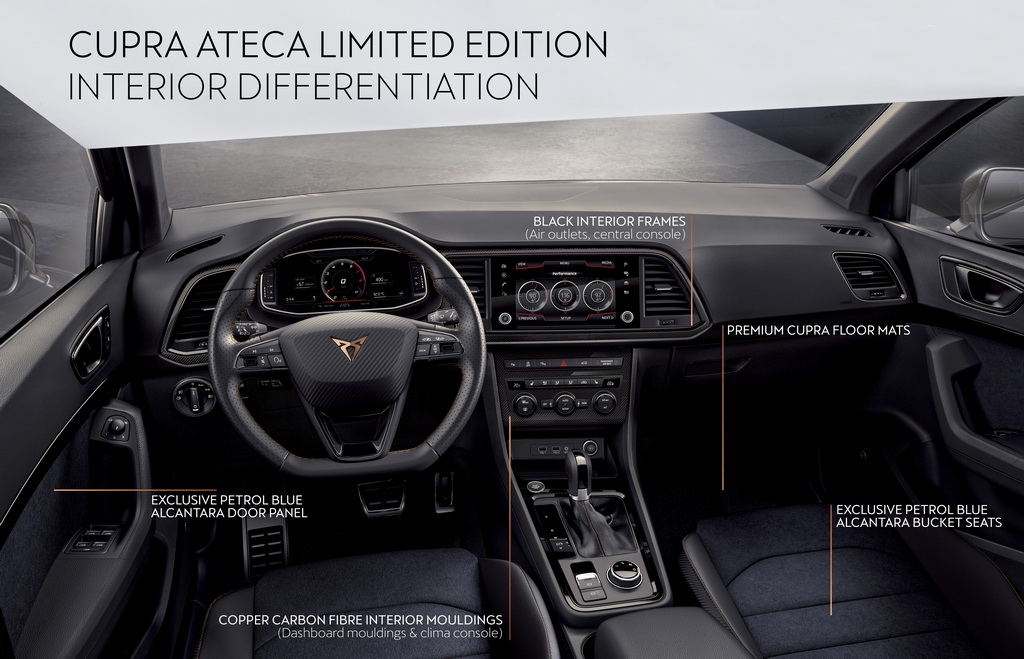 Ateca Limited Edition cockpit