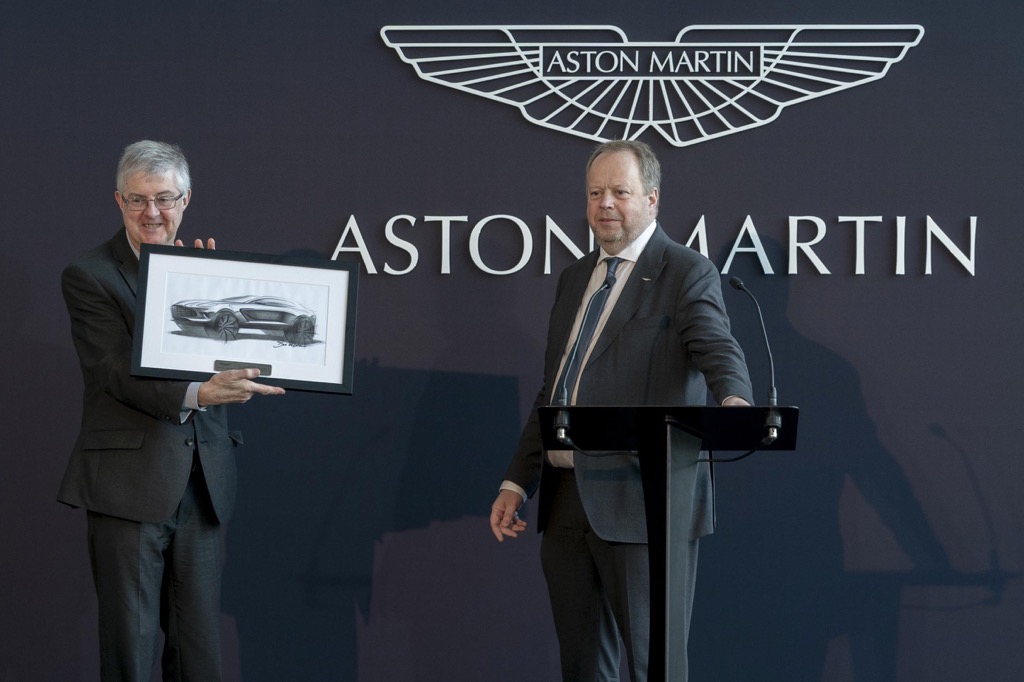 Aston Martin plant in Wales