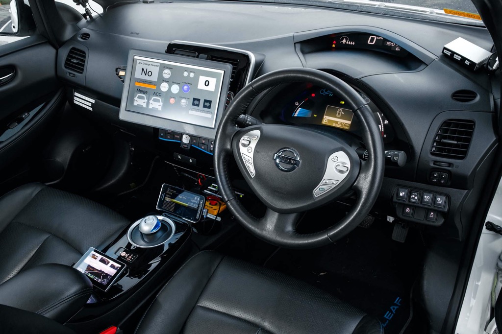 AD vehicle interior