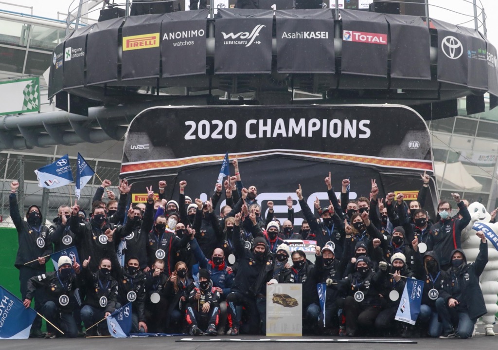 Hyundai Motorsport 2020 Manufacturers World Rally Champions