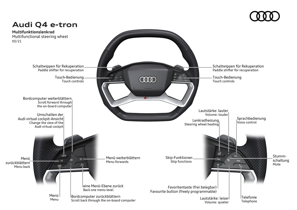 Audi Q4 e-tron - steering expert