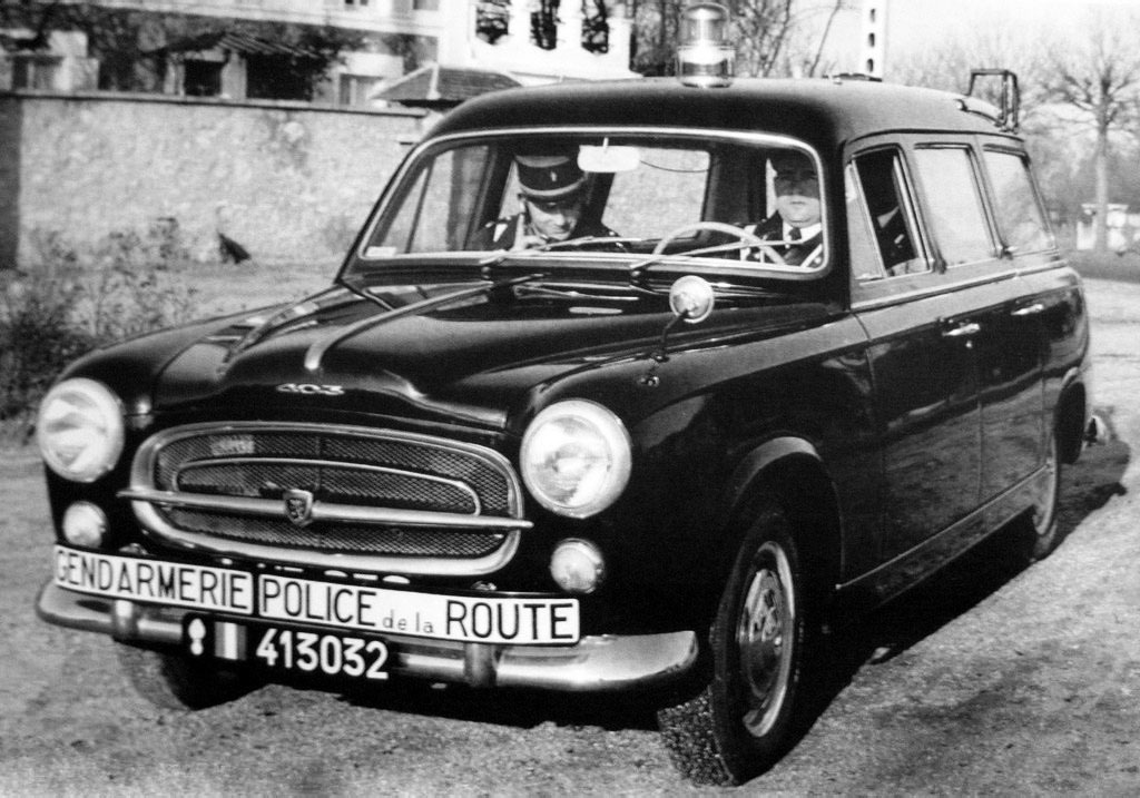 Peugeot Commerciale Gendarmerie - 1960