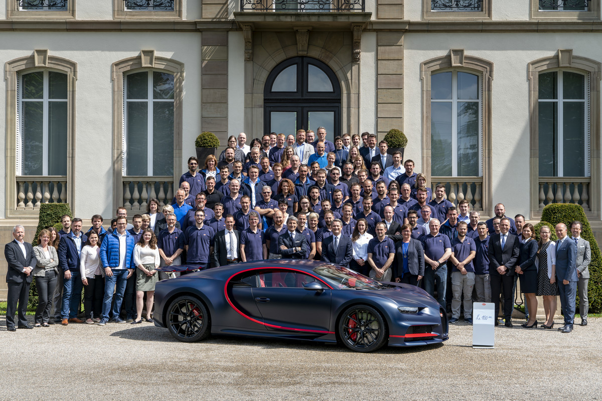 Η 100ή Bugatti Chiron είναι γεγονός, Bugatti 100th Chiron 2018