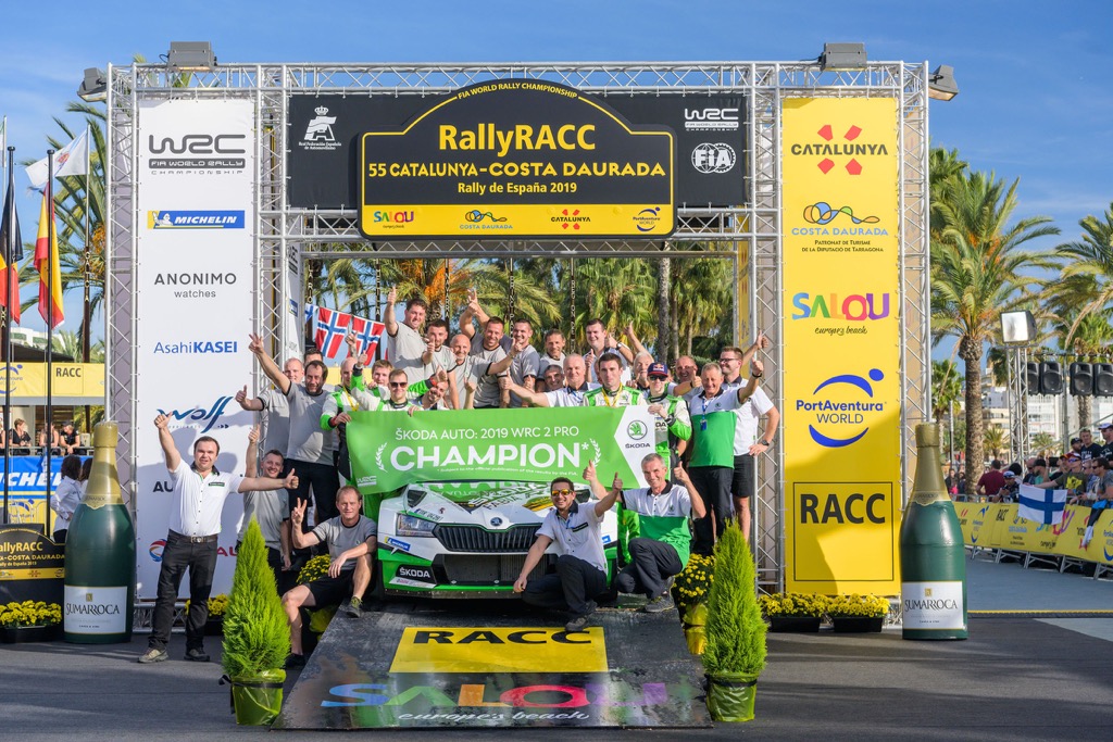 Μεγάλες επιτυχίες για τη Skoda σε WRC 2 Pro και WRC 2