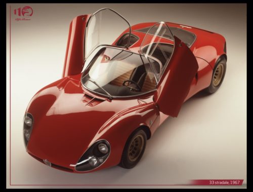Η ιστορία των Alfa Romeo 33 Stradale, Carabo και Montreal